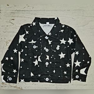 Black Denim Star Jacket